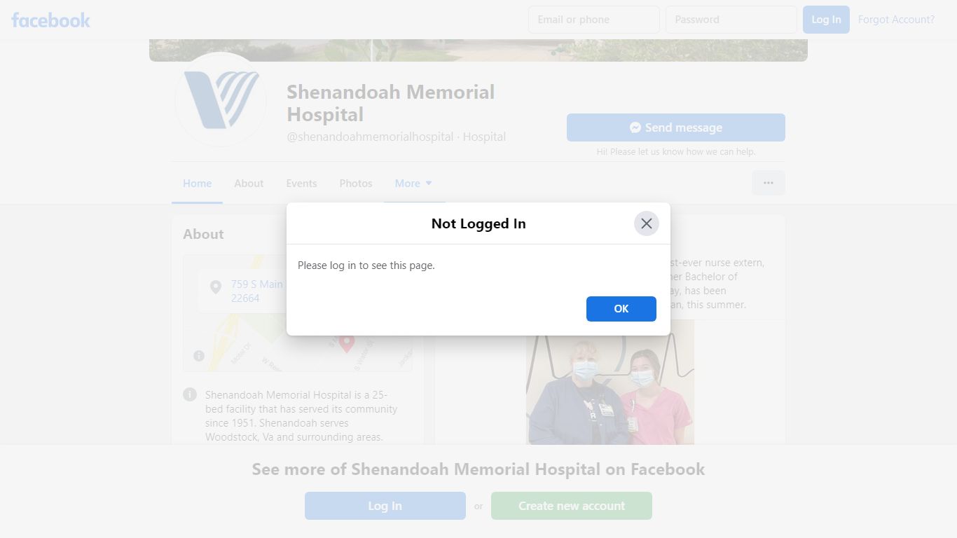 Shenandoah Memorial Hospital - Home | Facebook